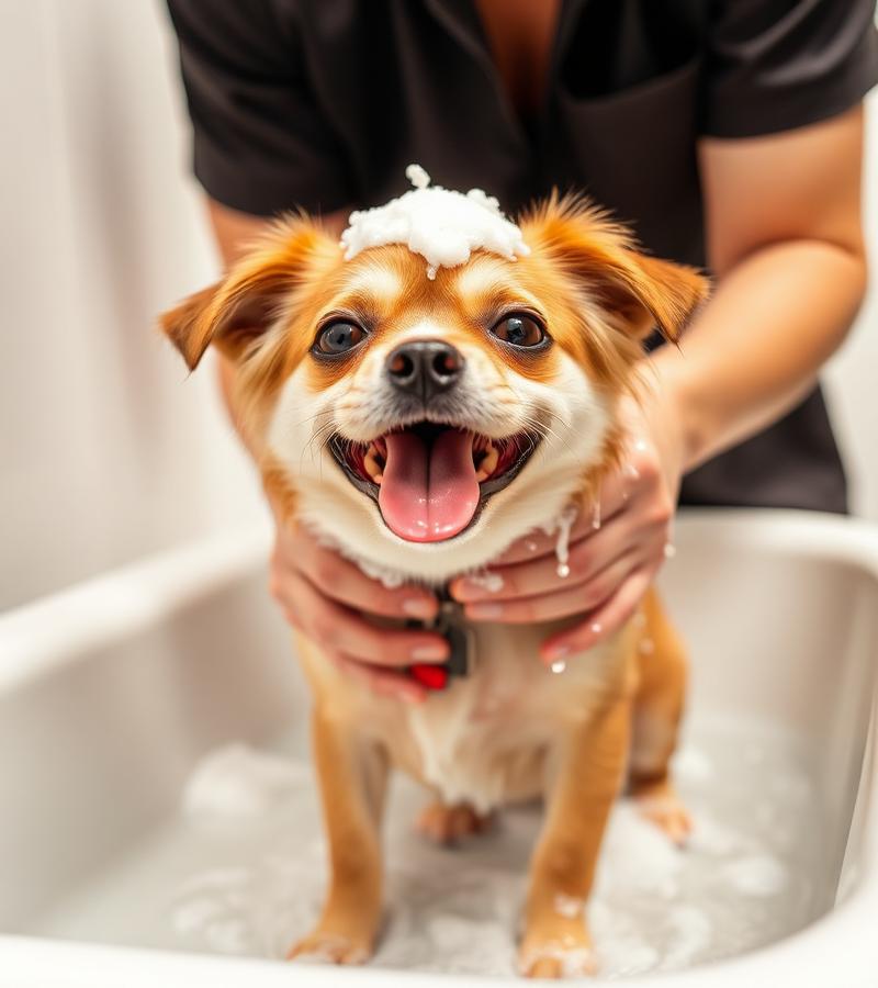 Baño profesional de mascotas a domicilio